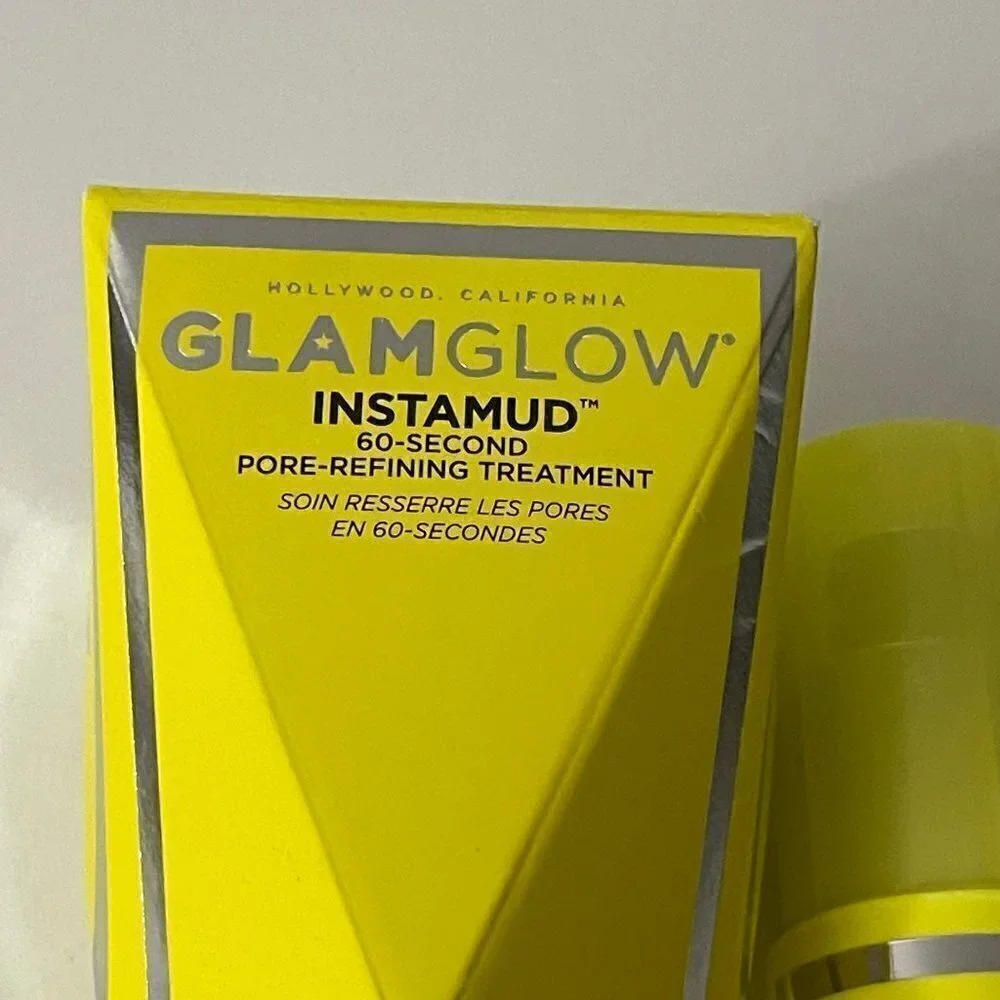 GLAMGLOW BNIB Facial Mask InstaMud 60-Second Pore-Refining Treatment 1.7 Oz
